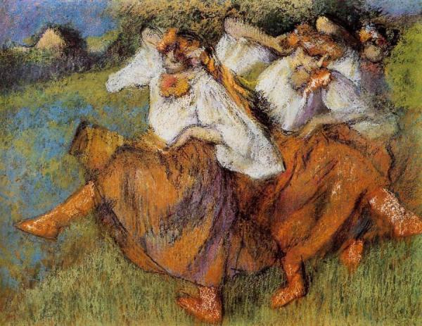 Russian Dancers by Edgar Degas
