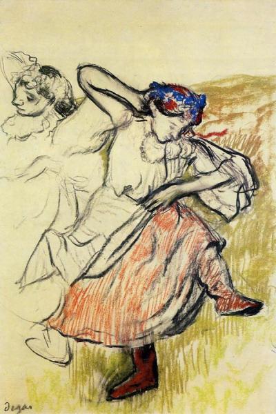 Russian Dancers by Edgar Degas