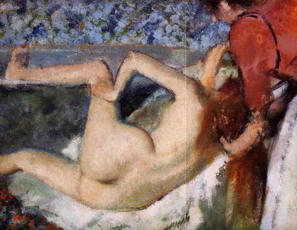 The Bath by Edgar Degas