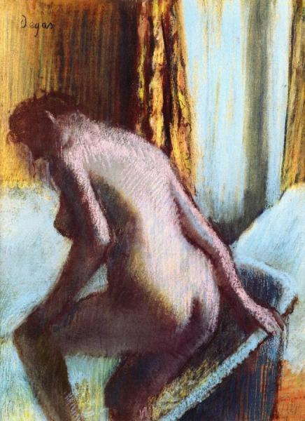 The Bath by Edgar Degas