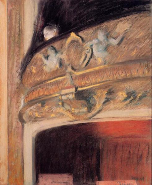The Box At The Opera by Edgar Degas