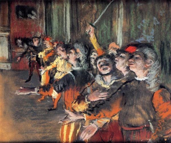 The Chorus by Edgar Degas
