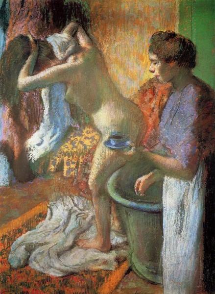 The Cup Of Tea by Edgar Degas