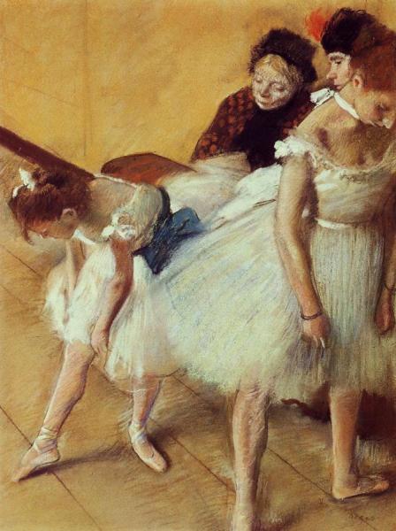 The Dancing Examination by Edgar Degas
