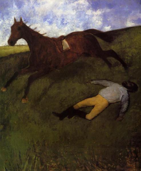 The Fallen Jockey by Edgar Degas