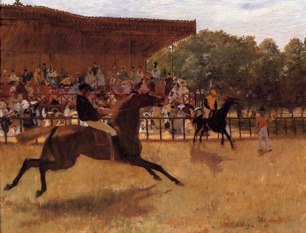 The False Start by Edgar Degas