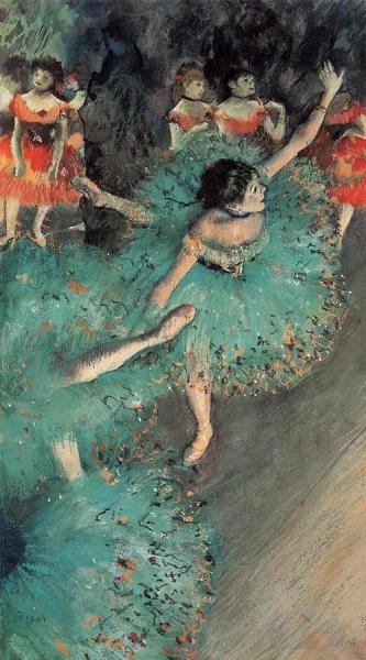Edgar Degas The Green Dancer