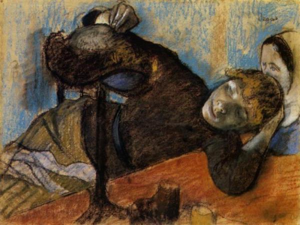 The Milliner by Edgar Degas