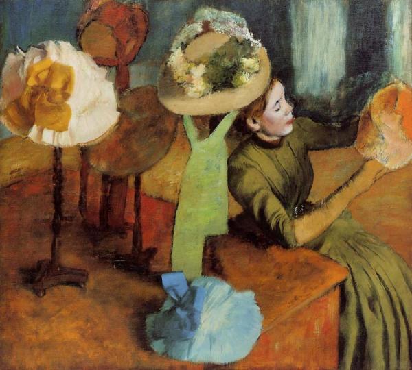 The Millinery Shop by Edgar Degas