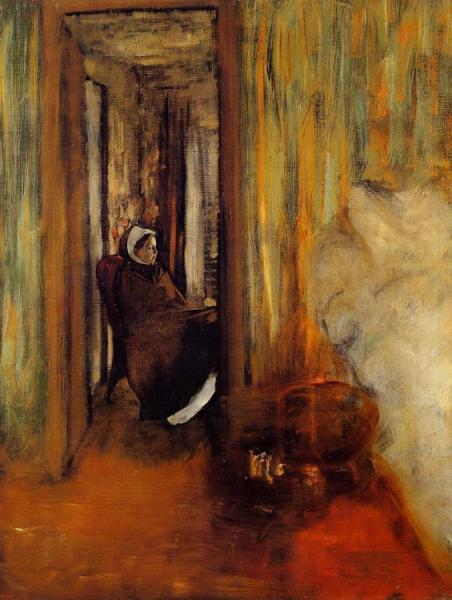 The Nurse by Edgar Degas