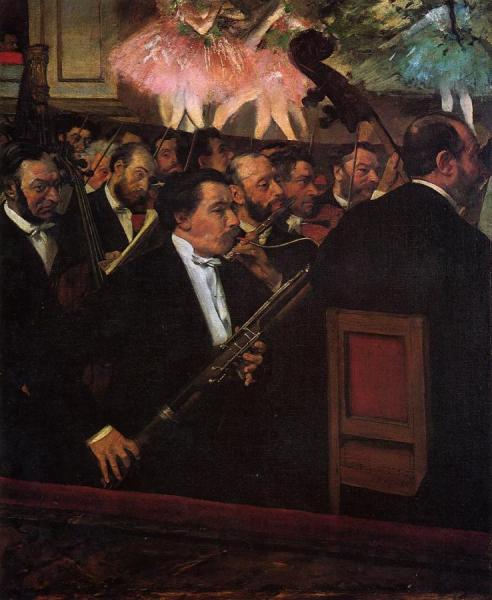 The Orchestra Of The Opera by Edgar Degas