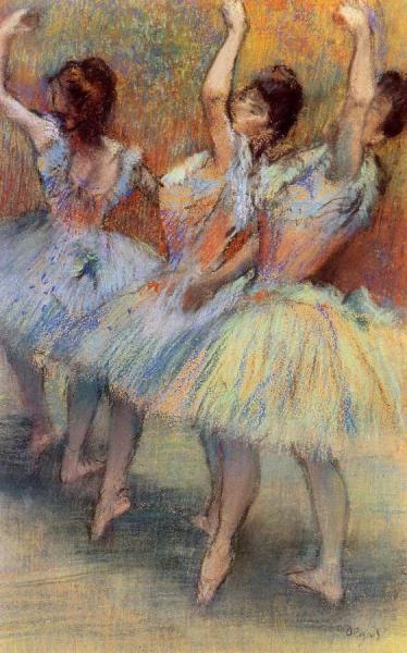 Three Dancers by Edgar Degas Oil Painting Reproductions