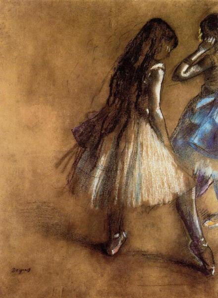 Two Dancers by Edgar Degas