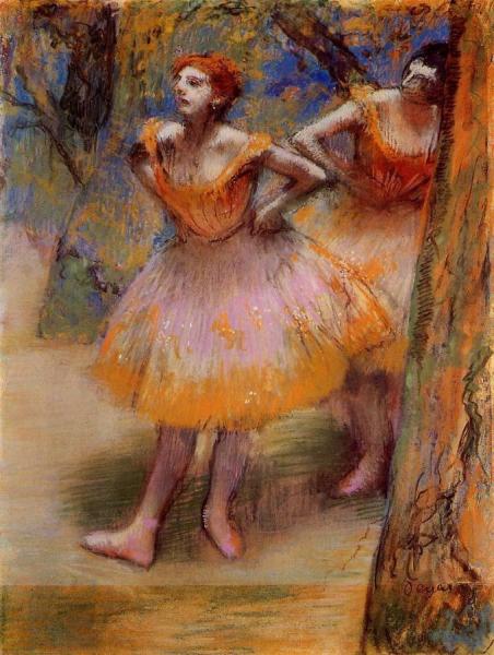 Two Dancers by Edgar Degas