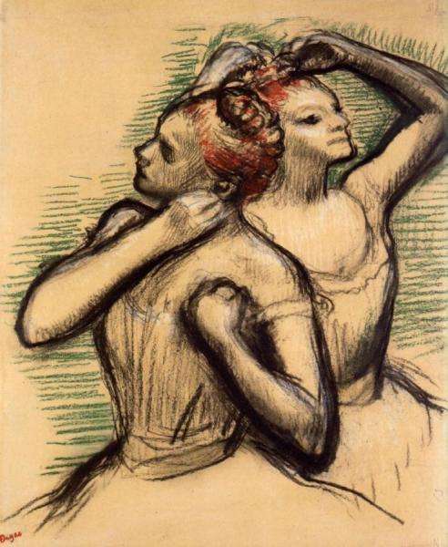 Two Dancers by Edgar Degas
