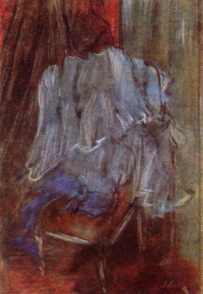 Vestment On A Chair by Edgar Degas