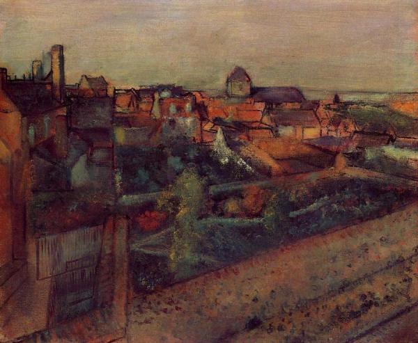 View Of Saint-valery-sur-somme by Edgar Degas