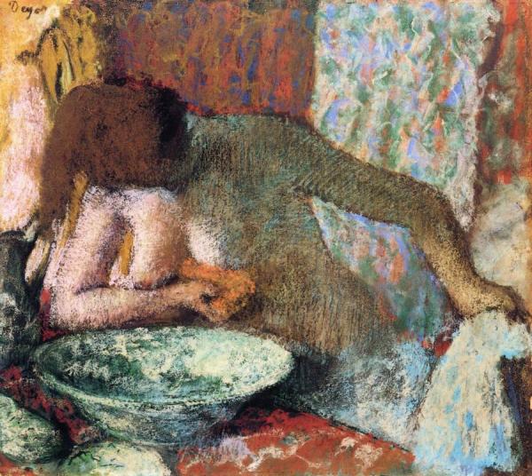 Woman At Her Toilette by Edgar Degas Oil Painting Reproductions
