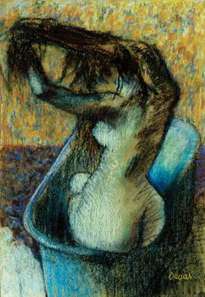 Edgar Degas Woman Bathing