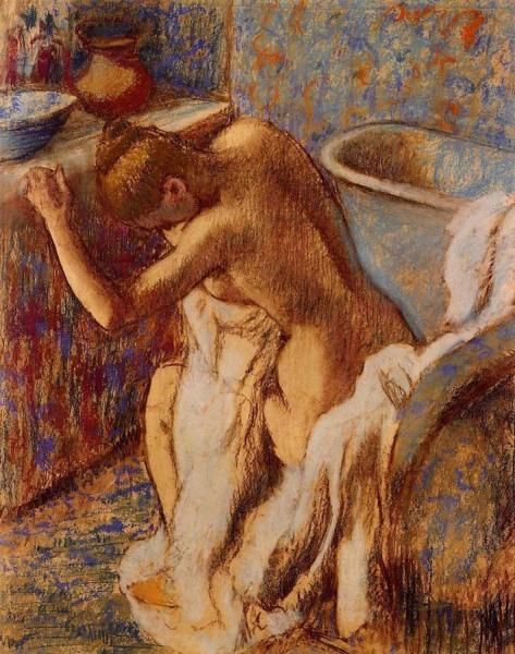 Woman Drying Herself by Edgar Degas