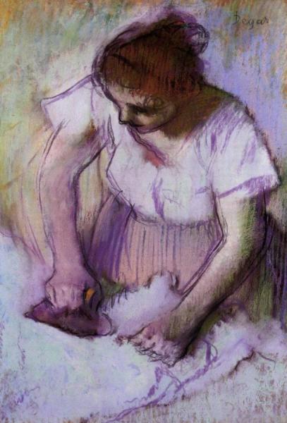 Woman Ironing by Edgar Degas Oil Painting Reproductions