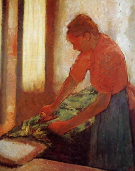 Woman Ironing by Edgar Degas