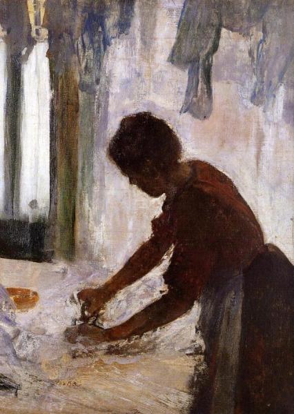 Woman Ironing by Edgar Degas
