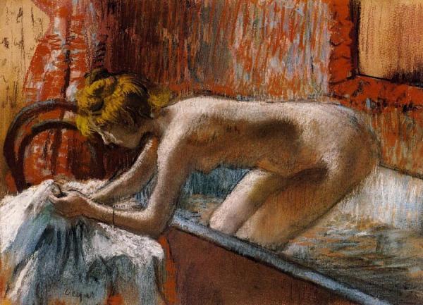 Edgar Degas Woman Leaving Her Bath