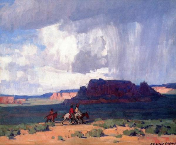 Edgar Payne Desert Rain