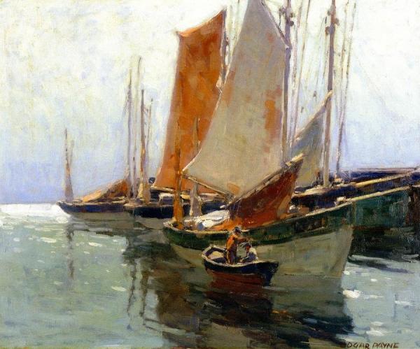 Fishing Boats by Edgar Payne