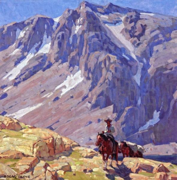 Packing In The Sierra by Edgar Payne