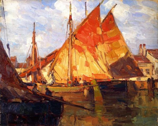 Sardine Boats by Edgar Payne