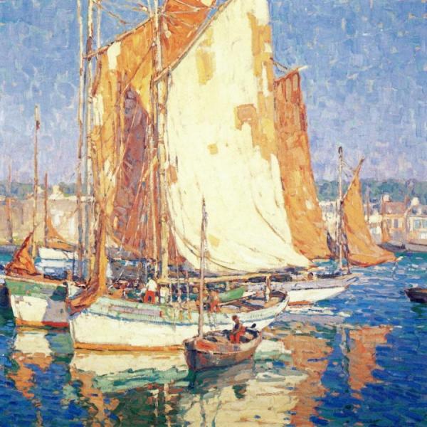 Tuna Fishermen, Concarneau by Edgar Payne