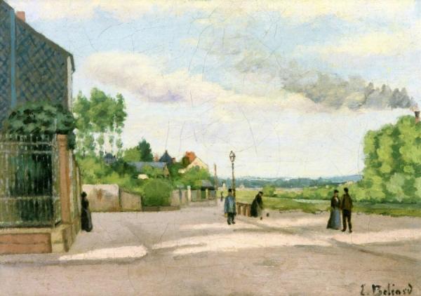 Banks Of The Oise by Edmond Joseph Béliard