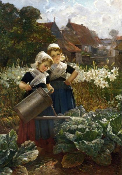 The Little Gardeners by Edmond Louyot