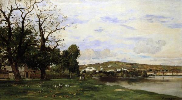 View Of Andelys by Edmond Yon