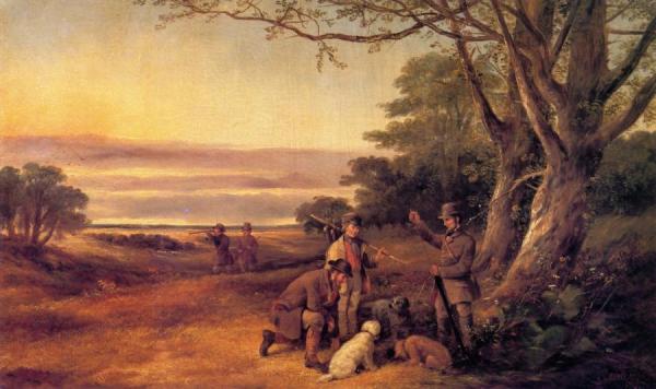 Rabbit Shooting by Edmund Aylburton Willis