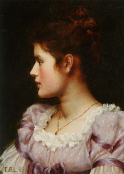 A Study by Edmund Blair Leighton