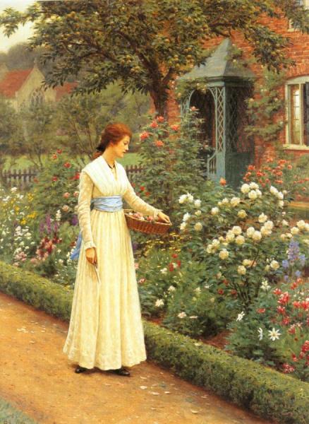 Summer Roses by Edmund Blair Leighton