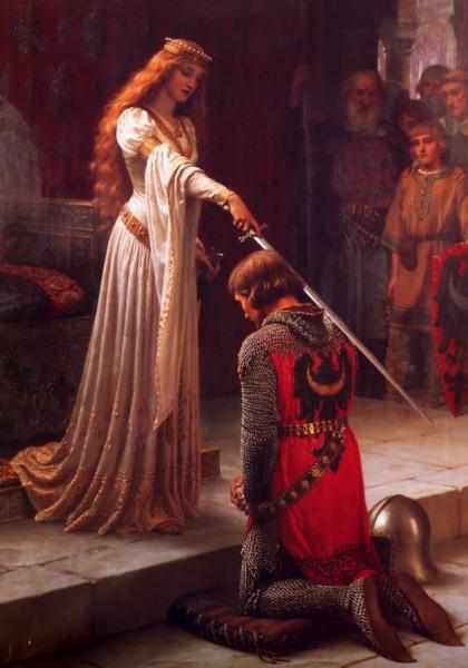 The Accolade by Edmund Blair Leighton Oil Painting Reproductions