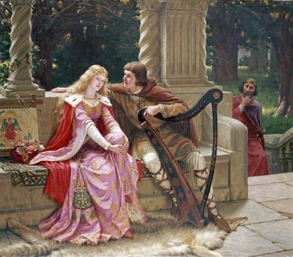 The End Of The Song by Edmund Blair Leighton Oil Painting Reproductions