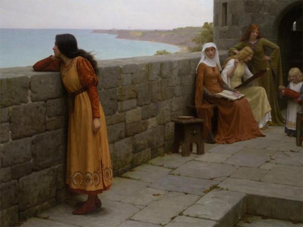 The Hostage by Edmund Blair Leighton