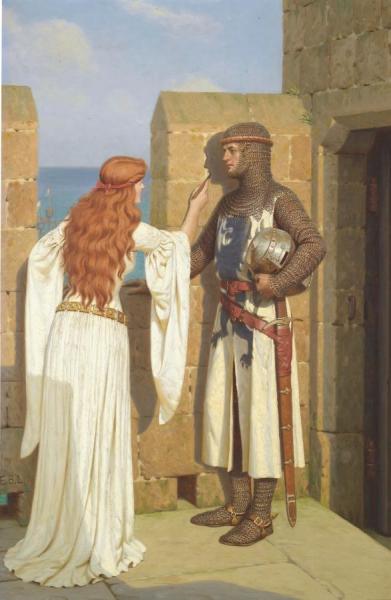 The Shadow by Edmund Blair Leighton