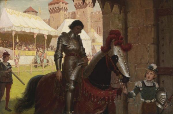Vanquished by Edmund Blair Leighton