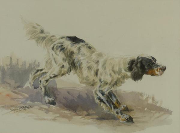 A Setter At Work by Edmund Henry Osthaus