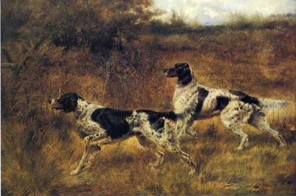 Hunting Dogs by Edmund Henry Osthaus Oil Painting Reproductions