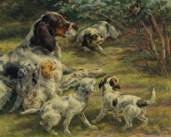 The Curious Pups by Edmund Henry Osthaus