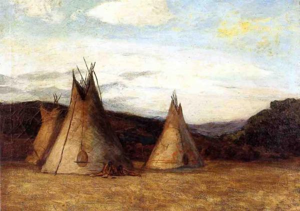 Indian Encampment by Edmund Montague Morris