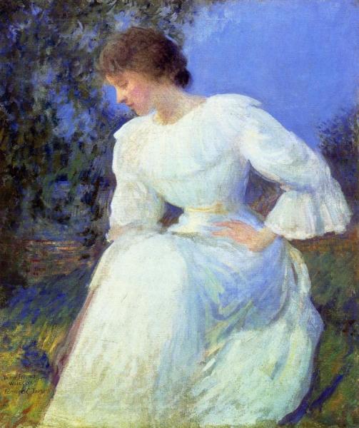 Girl In White by Edmund Tarbell