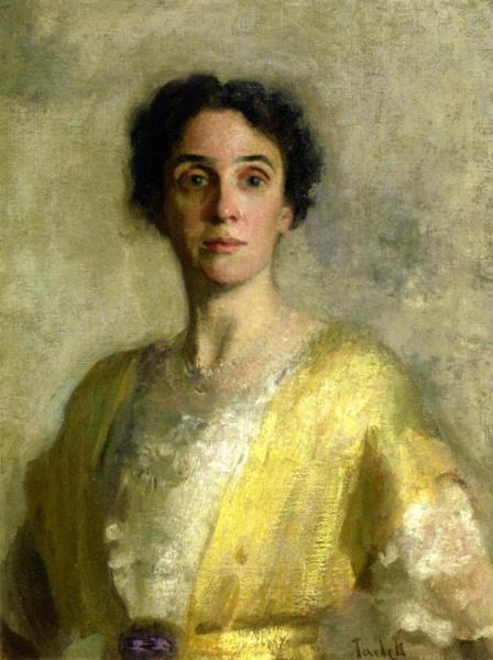 Lady In Yellow (mrs. Codman) by Edmund Tarbell Oil Painting Reproductions